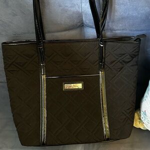 Black Vera Bradley Work Tote